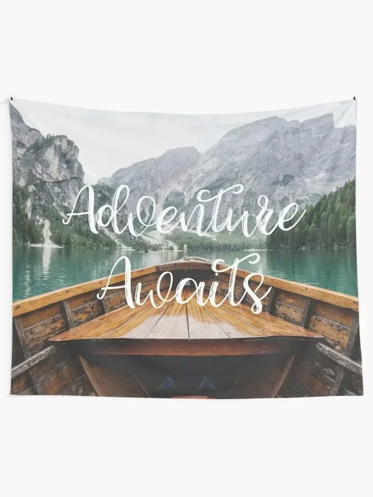 

Live the Adventure - Adventure Awaits Tapestry Bathroom Decor Bed Room Decoration Tapestry