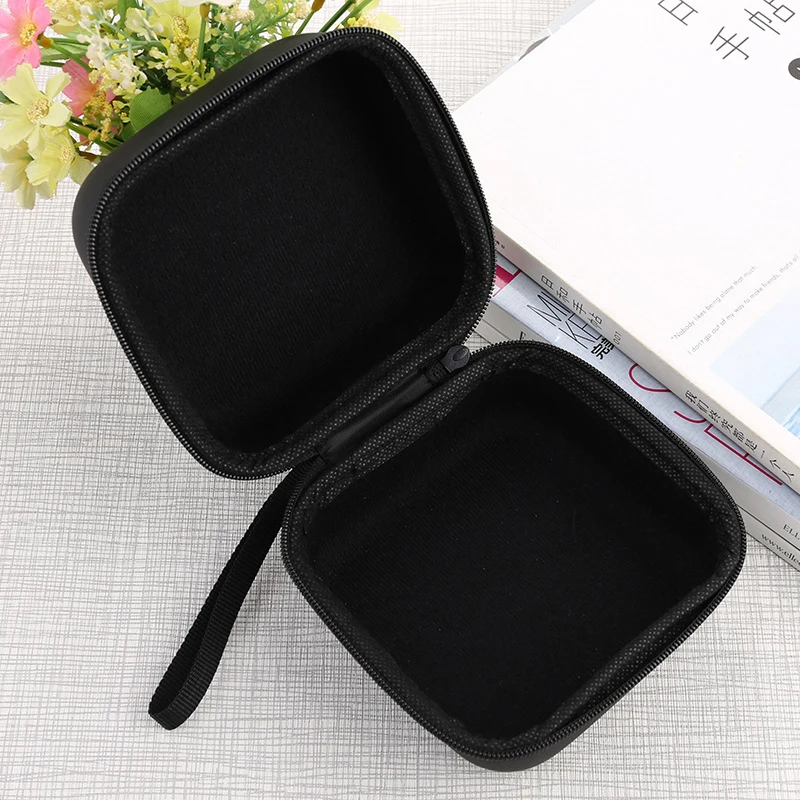 VAORLO With Lanyard Storage Bag 11.5*11.5*8CM/9.5*9.5*4.5CM Square Zipper Case Waterproof Dustproof Shockproof Headsets Bags Box