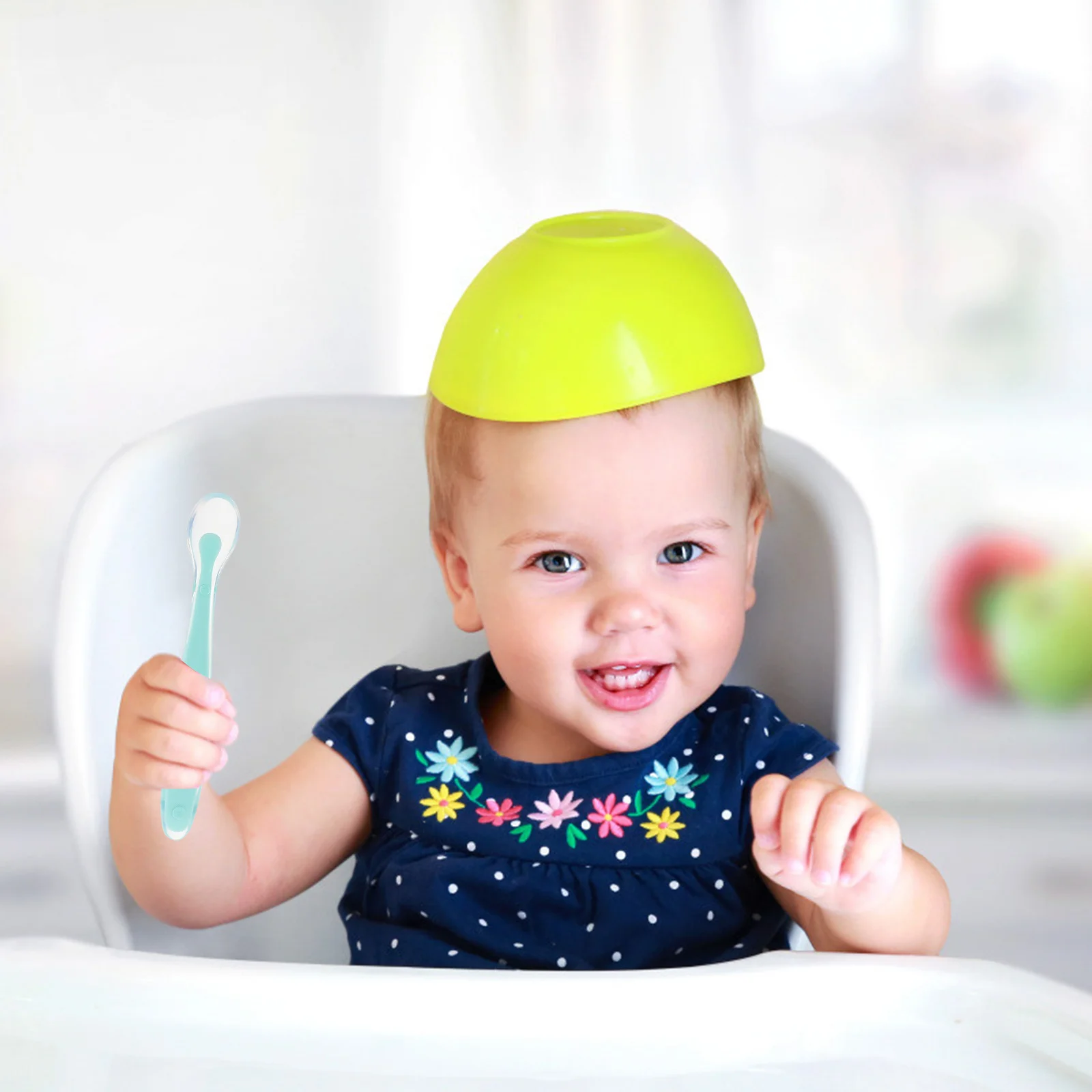 2 قطعة ملاعق تدريب الطفل حجم أواني السيليكون التغذية الذاتية حقيبة للتخزين طفل ملعقة أواني #5