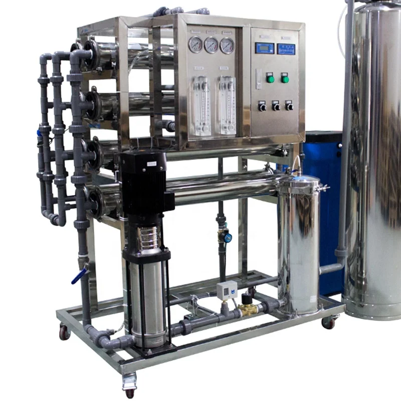 2Ton RO Drinking Water Filtration 2000LPH Reverse Osmosis Treatment System Machine Custom