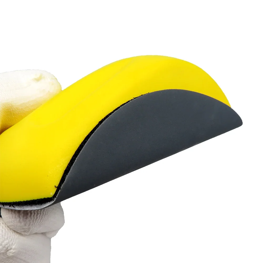 5'' 6'' Hand Granding Block PU Hand Sanding Block Abrasive Tool for Hook & Loop Sandpaper Automotive Sanding Disc