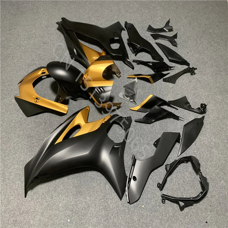 Injection molding motorcycle Fairing kit fit for YAMAHA YZFR1 2015 - 2019 YZF1000 R1 15 16 17 18 19 black gold Fairing