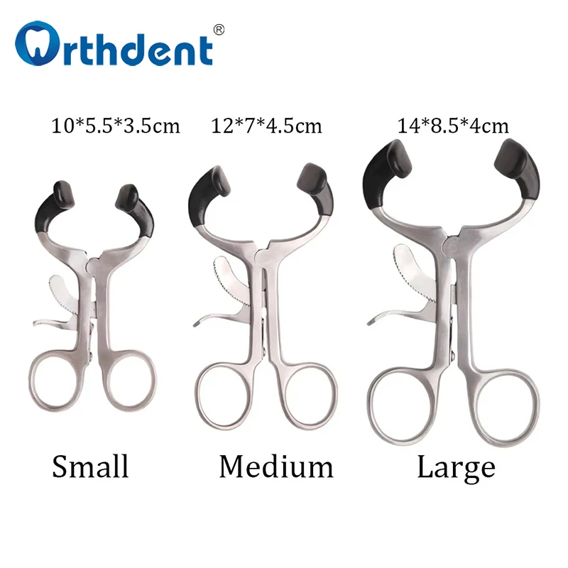 ทันตกรรมปาก Retractor สแตนเลส Molt Gag Cheek Lip Expander จัดฟันเครื่องมือผ่าตัดช่องปากทันตกรรมเครื่องมือ L/M/S
