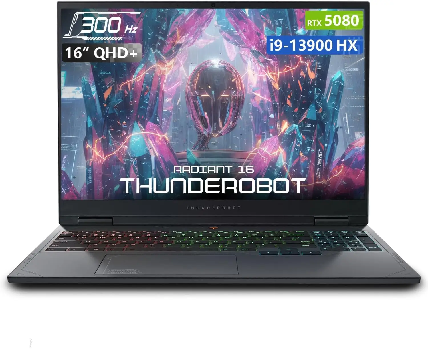 

Игровой ноутбук Thunderobot Radiant 16 i9 5080 2.5K, GeForce RTX 5080, 64 ГБ DDR5 ОЗУ, 2 ТБ SSD, RGB-подсветка клавиатуры