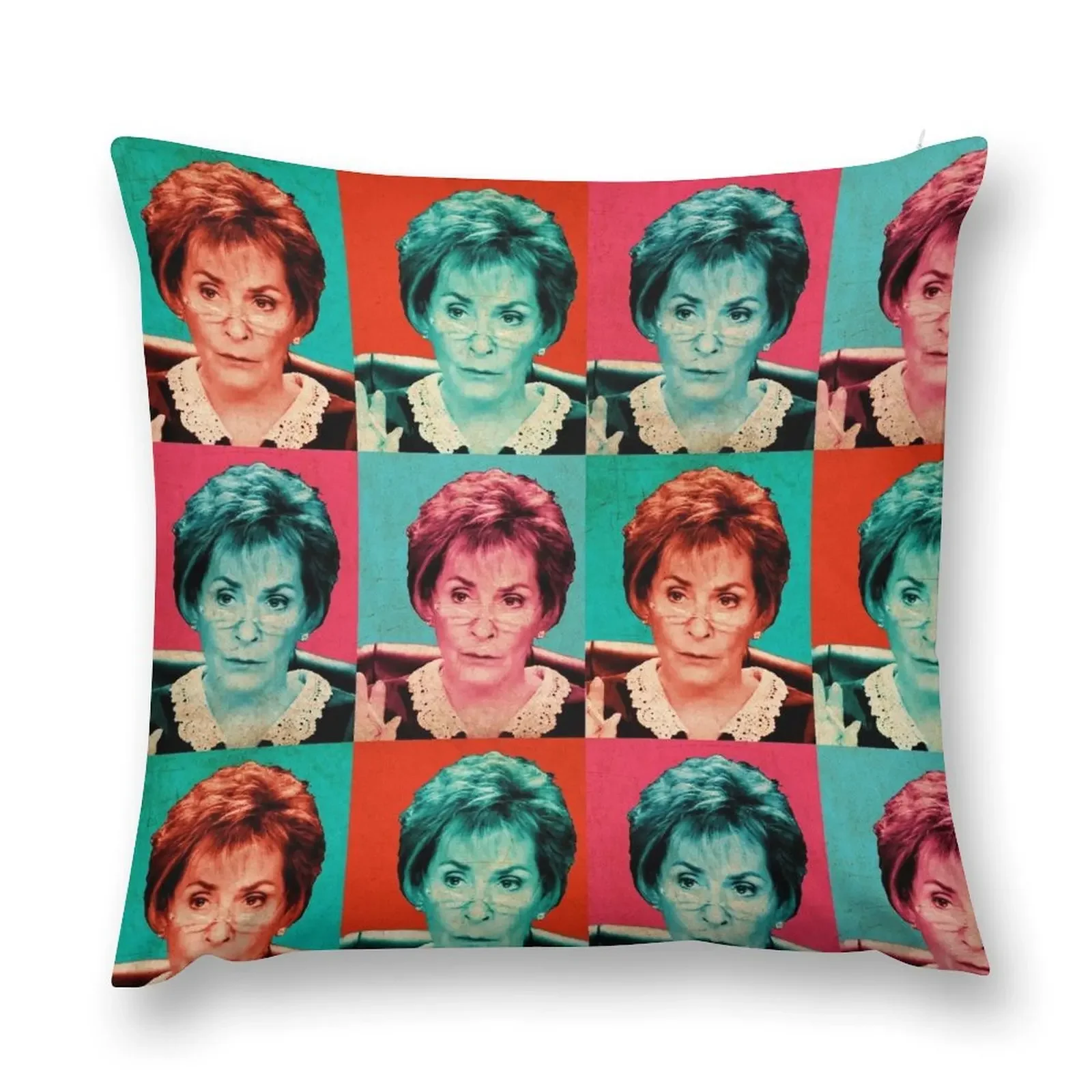 Judge Judy Pop Artwork Throw Pillow christmas supplies Decorative Cushions For Living Room pillow