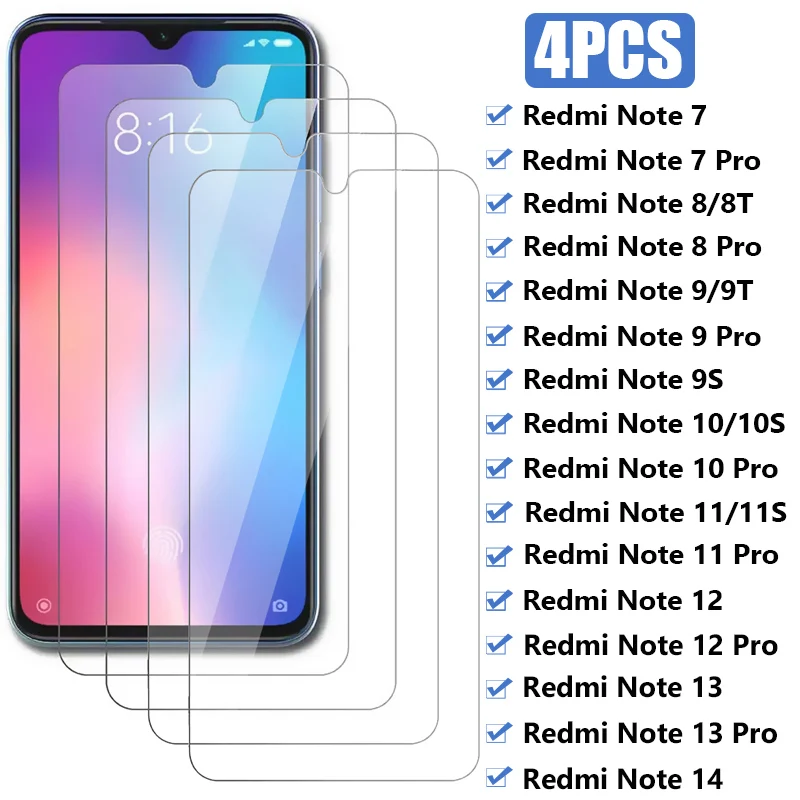 4PCS Tempered Glass… - image