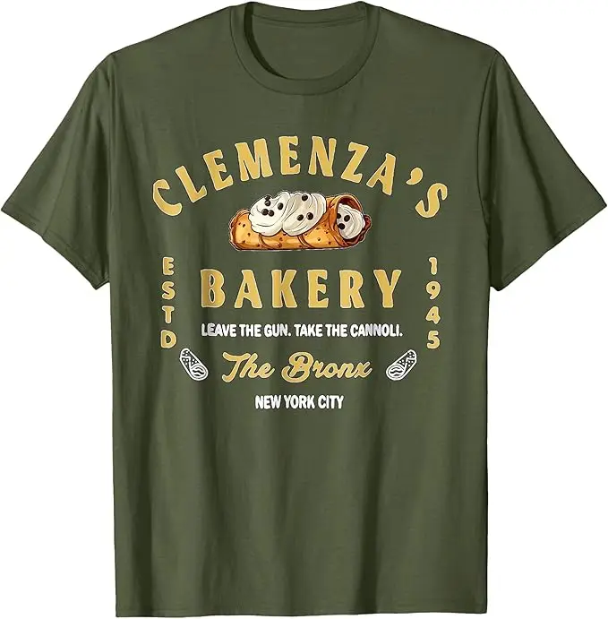 Clemenza Bakery Food Lustiges T-Shirt Y2k Foodie Grafik-Bekleidung Neuartiges Geschenk Personalisierte passende Familienkleidung Baumwollmode – Detail 4