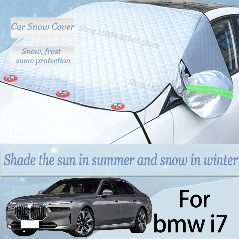 

For bmw i7 car Snow Windscreen, Snow, Frost, Dust and UV Visor, Winter car clothing, thick magnetic