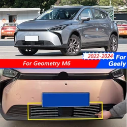 1 Set Car Styling Front Grille Trim Garnish Cover Stickers For New Geely Geometry M6 2022 2023 2024 Car Accessories