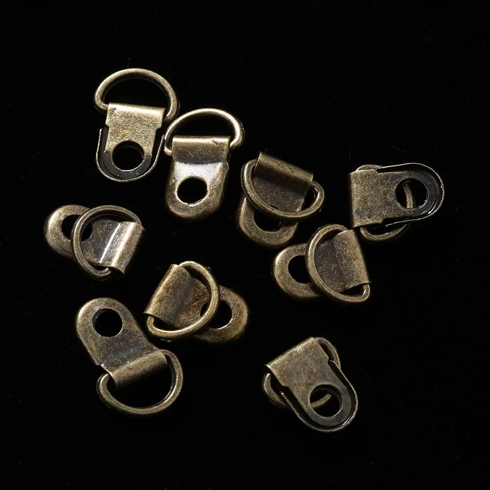 10sets/Lot D Ring Buckle Hiking Climbing Boots Practical Repair Buckles DIY Craft Bags Leather Decorative Accessories