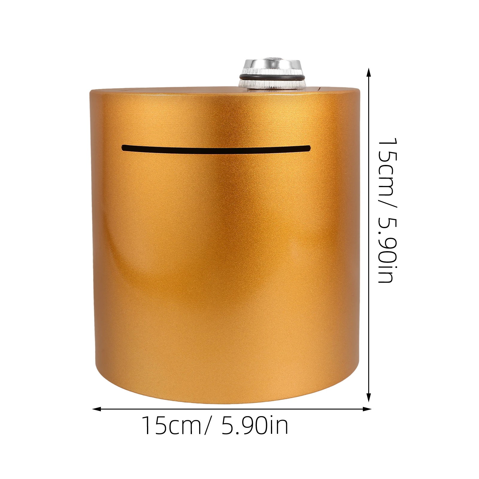 

Password Lock Piggy Bank Lockable Money Tin Sealed Coins Container for Adults with Passcode 's Locking Compact