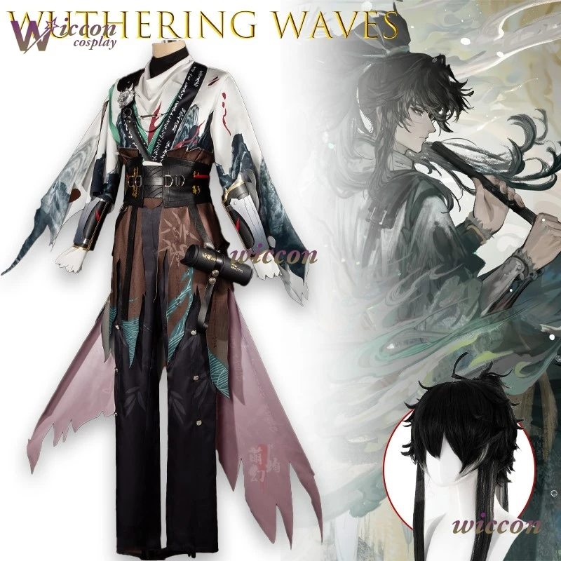 

Wuthering Waves Qiuyuan Косплей Костюм Древний Китайский Наряд Hanfu Мужской Аниме Игровой Персонаж Ролевая Игра Вечеринка Китайский Хэллоуин
