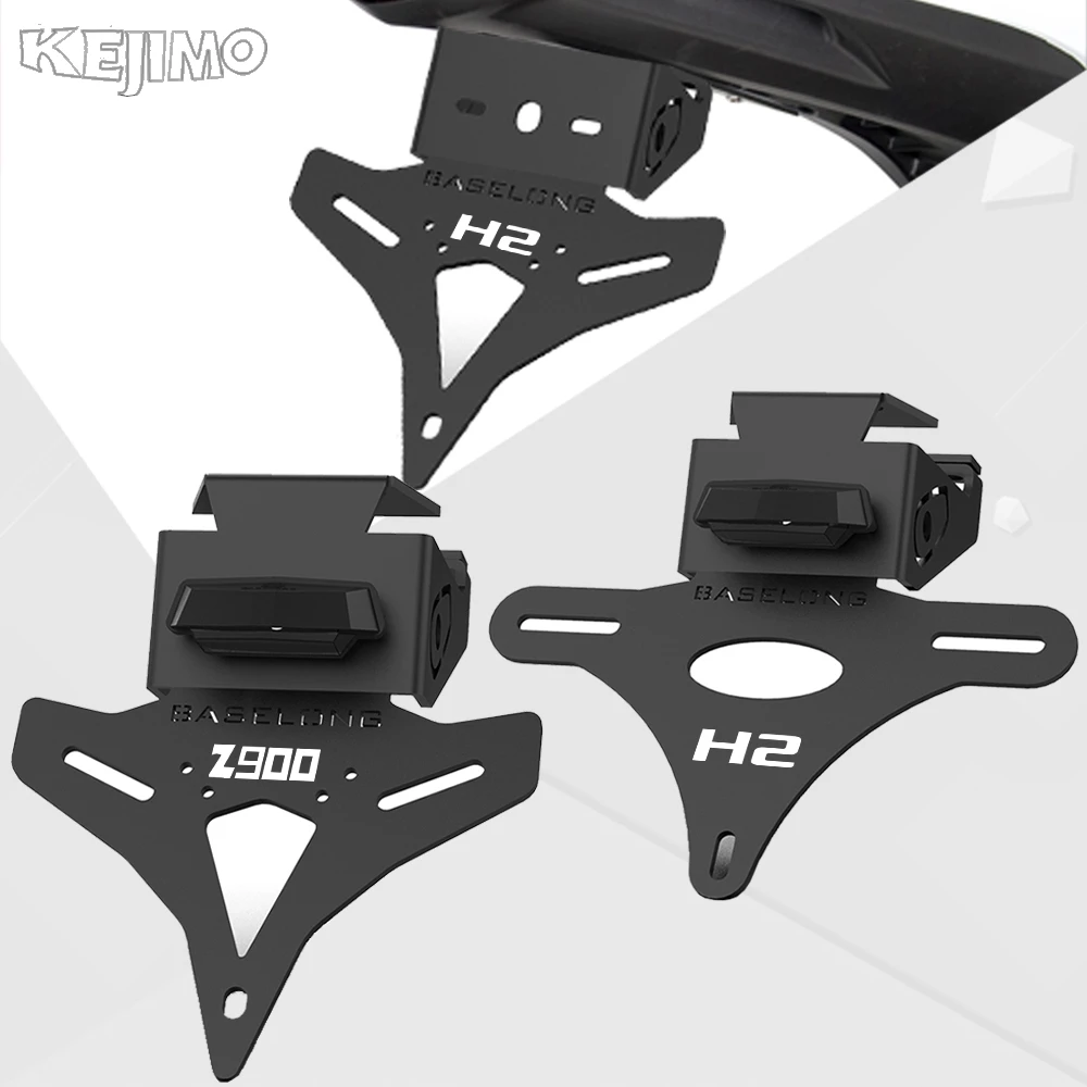 

For Kawasaki Z900 / SE / Performance Z H2 / SE / Performance 2017-2026 2025 2024 Licence Plate Holder Motorcycle Accessories