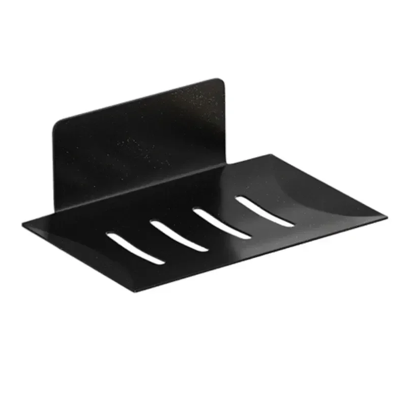 Baokemo Stainless Steel Bathroom Shower Storage Soap Tray Mesh Rack Soap Dishes Wall Mounted Drain Soap Dish Box 1 Pcs image 6