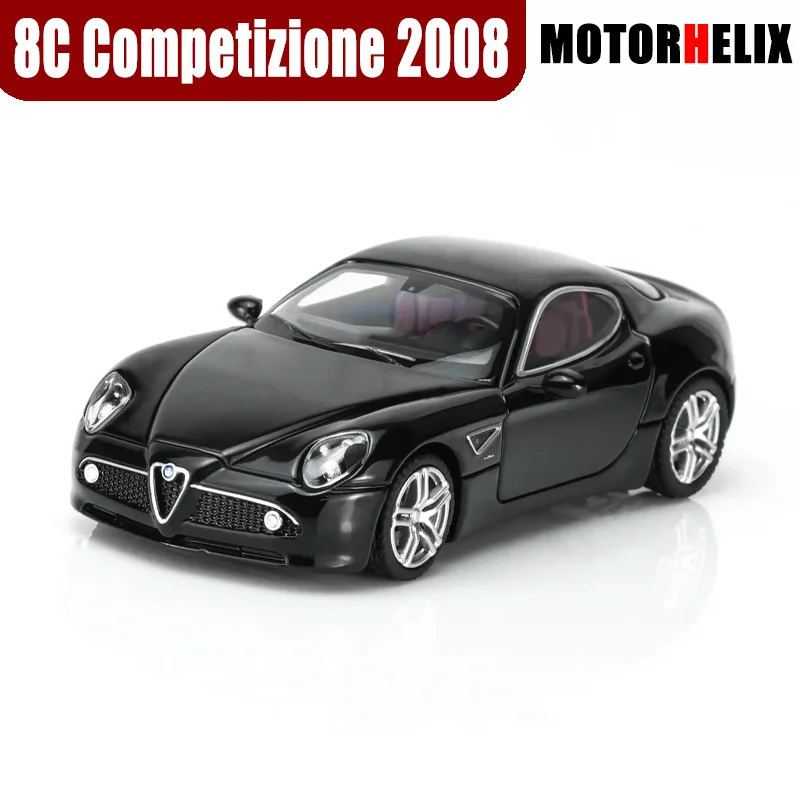 MOTORHELIX 1:64 Alfa Romeo 8C Competizione 2008 Alloy Car Static