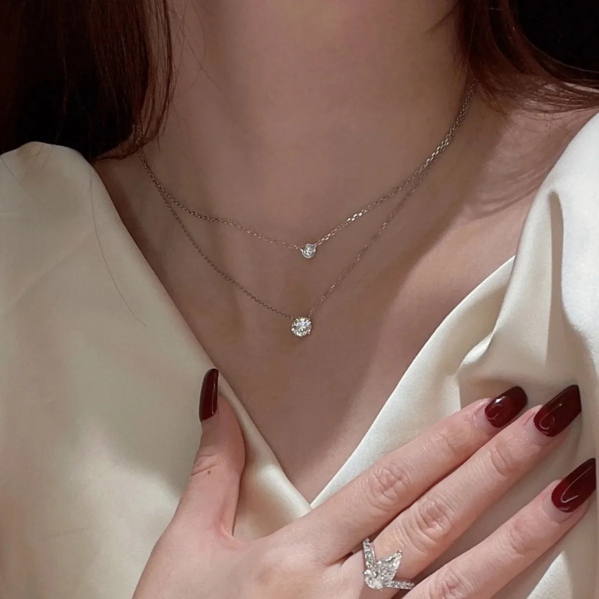 Thumbnail 2 - #28 Compare Moissanite Necklaces Before You Buy