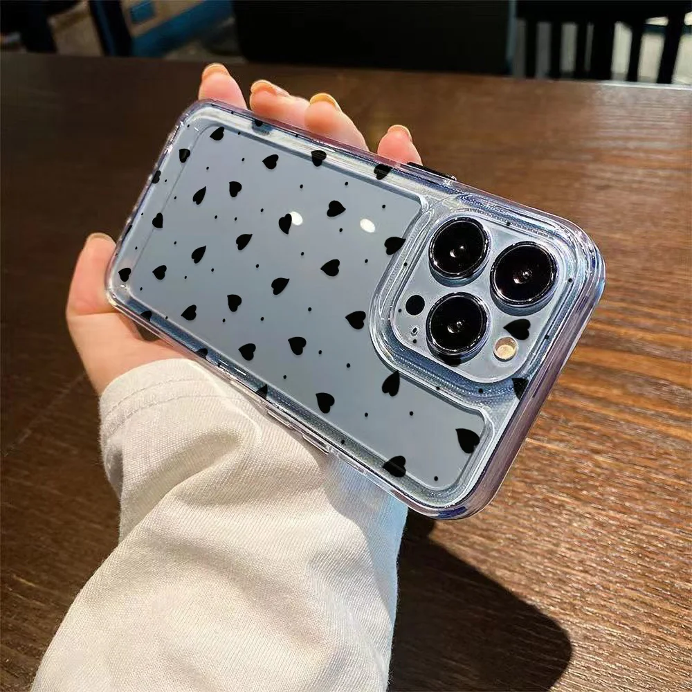 Soft Phone Case For Samsung S25 Ultra Funda A56 5G A55 A54 A16 A15 A36 A26 A53 S24 Plus S23 FE S22 S21 S20 FE Love Heart Cover