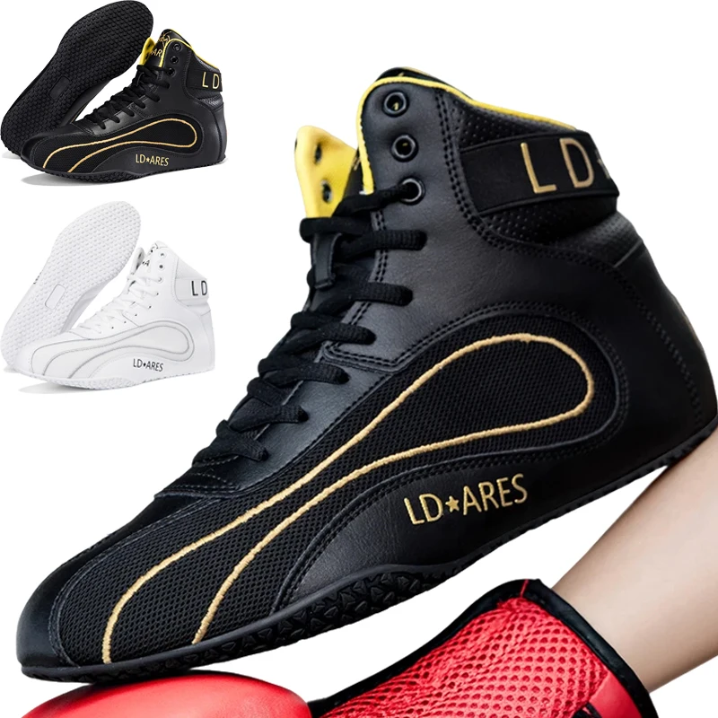 chaussures-de-combat-boxe-lutte-semelle-en-caoutchouc-respirantes-resistantes-a-l'usure-botas-boxeo-2026-nouvelle-mode-chaussures-de-lutte-professionnelles
