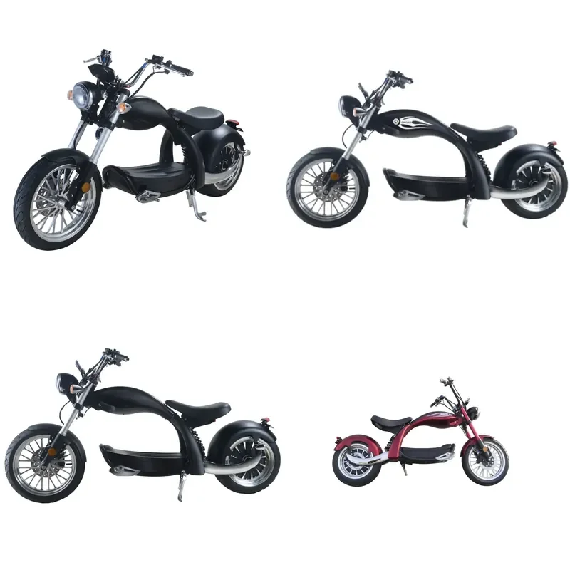 STROVAN Model X5 Fast Speed Citycoco 2000w Electric Motorcycle Scooter Adult EEC/COC Certificate Chopper Road Approval Big