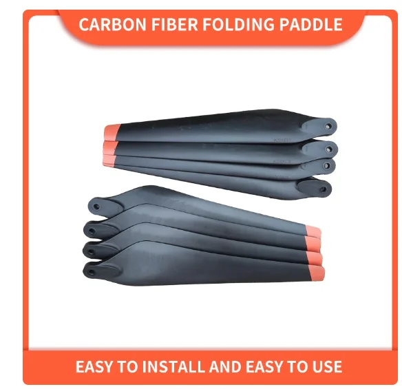 Hélice de material carbono para drone, UAV Folding Paddle Wing, Hélice para pulverização de pesticidas, UAV T10 T16 T20, R3390, 12 PCs