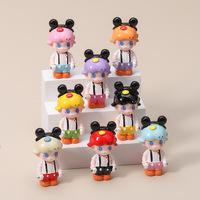 Hand-Painted Mickey Dimo Resin Jewelry And Accessories Three-Dimensional Simulation Food Play Diy Cream Glue House Decoration