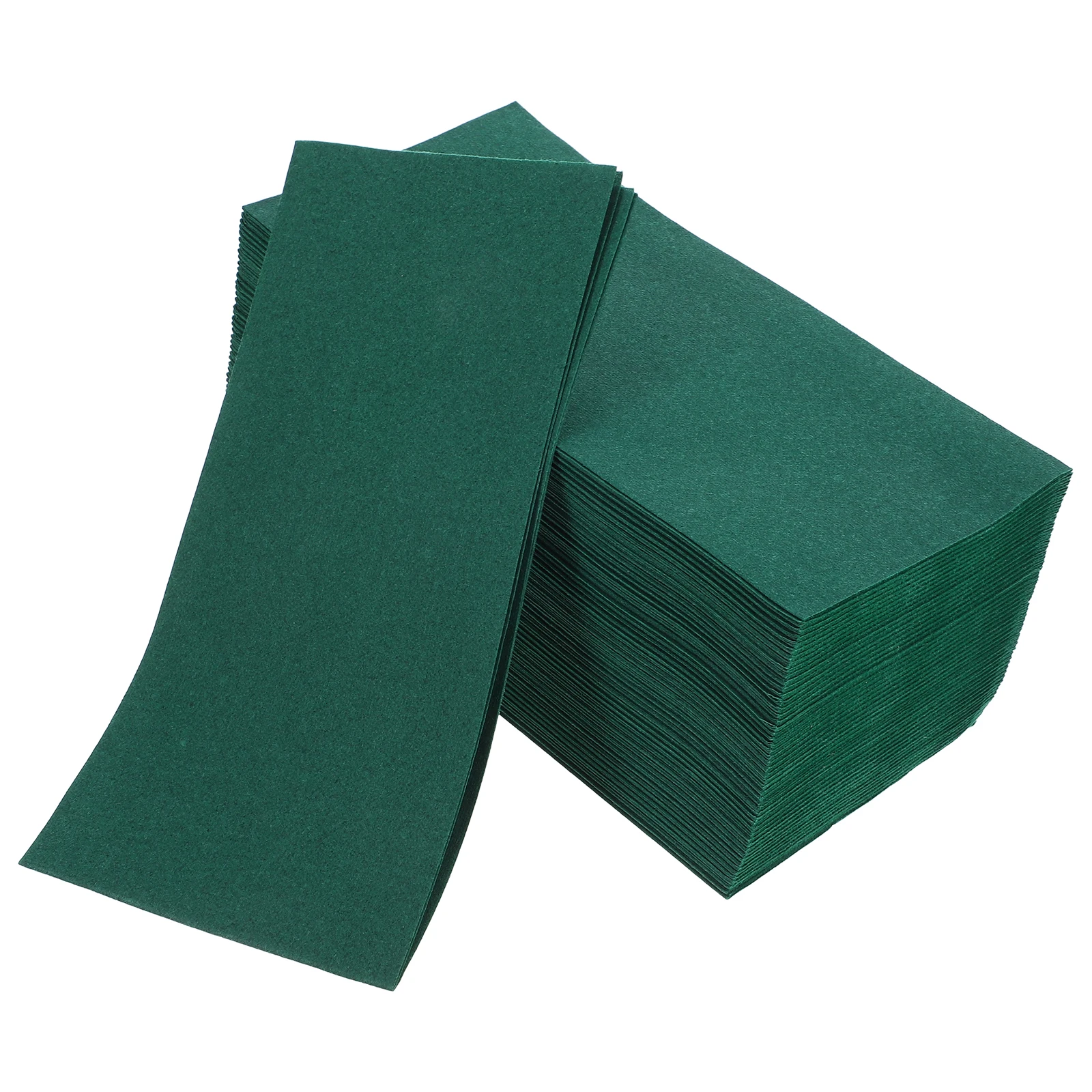 Tovaglioli di carta senza polvere da 50 pezzi Tovaglioli verdi monouso assorbenti per banchetti nuziali, feste, cucina, foresta, eventi, laurea