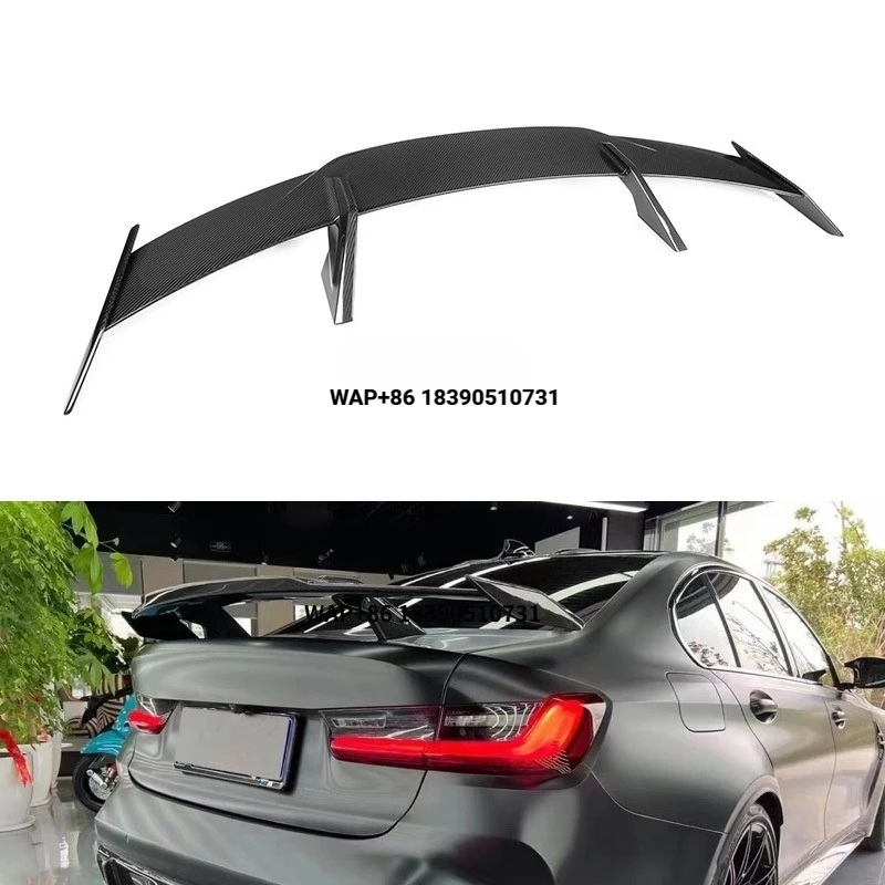 

Carbon Fiber 3D MP Type Racing Rear Trunk Splitter Spoiler for G82 M4 M Performance Wing