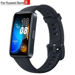 Silicone Watchbands for Huawei Band 8-NFC Replacement Wristband correas Sport Bracelet on Smart Band8 Watch strap Accessories