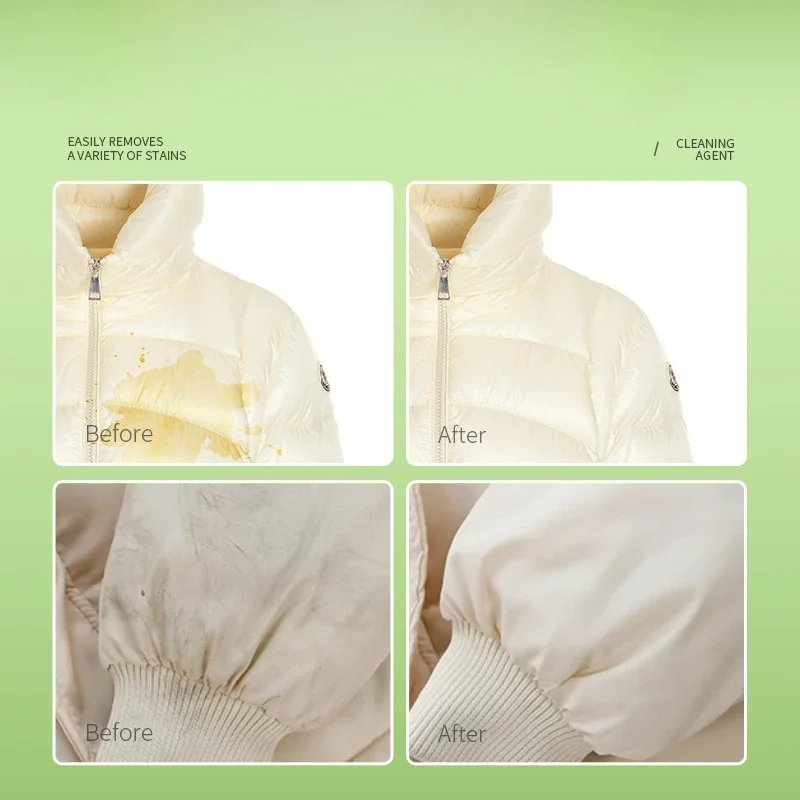Piumino Pulizia a secco Spray Downwear Detergente Agente Detergente a secco Olio Smacchiatore Piumino Abbigliamento Schiuma Liquido per la pulizia
