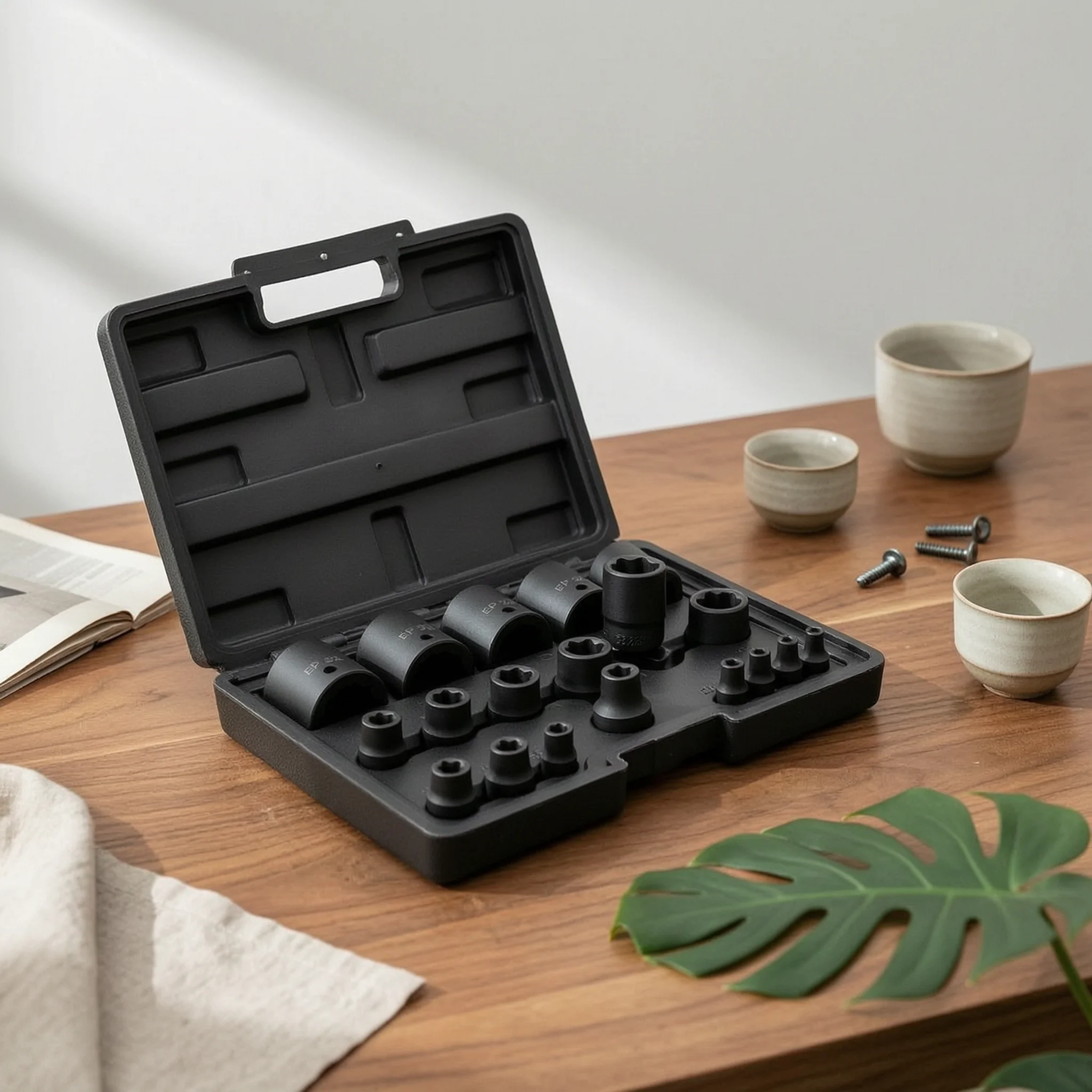 19-pieces-socket-tool-set-in-carrying-case-labeled-ep-socket-set-tools-compact-for-mechanics-battery-pack-disassembly