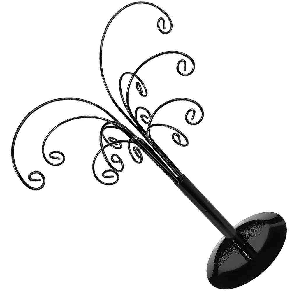 Présentoir à Bijoux en Fer Forgé, Support de Rangement pour Boucles d'Oreilles