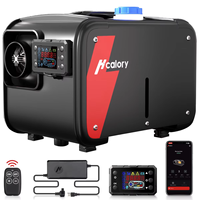 HCALORY bluetooth Type Diesel Heater 8KW 12V Diesel Air Heater Portable All-in-one with Remote Control and LCD Monitor