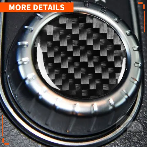 For Mercedes-Benz CLA C117 2014-2018 GLA X156 2015-2019 Central Multimedia Knob Button Cover Trim Carbon Fiber Car Accessories - Image 2