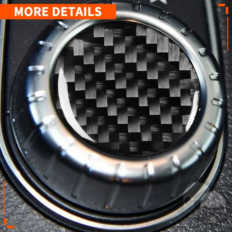 For Mercedes-Benz CLA C117 2014-2018 GLA X156 2015-2019 Central Multimedia Knob Button Cover Trim Carbon Fiber Car Accessories - Image 2