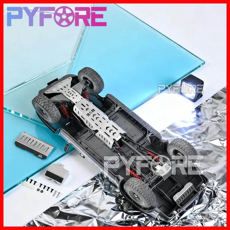 

KM 1/8 Metal Guard Plates Armor Chassis Protection For TRX 1500 RC Car Accessories