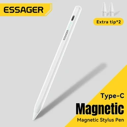 Essager Magnetic Stylus Pen for Apple Pencil iPad Type C Charging Palm Rejection Pen Long Battery Life for iPad Air Pro mini