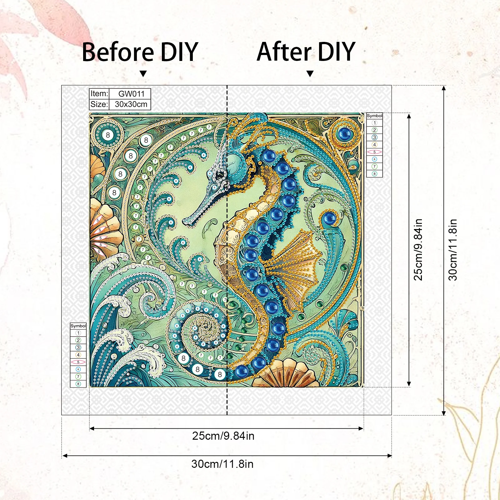 5D DIY Diamond Painting Kit Haima Decoration DIY Alien Diamond Mosaic Art Gift Crafts Wall Home Decoration