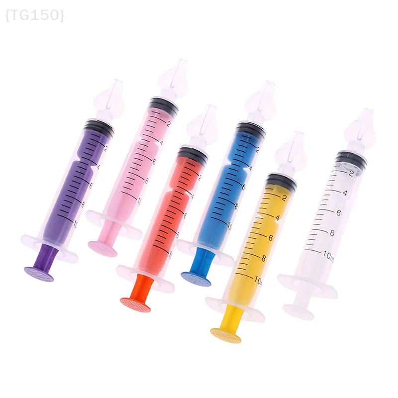 1 قطعة 10 مللي شفاط أنف الطفل ، حقنة سيليكون للعناية بالتهاب الأنف للأطفال حديثي الولادة وأداة تنظيف الأنف 【رقم】 #5