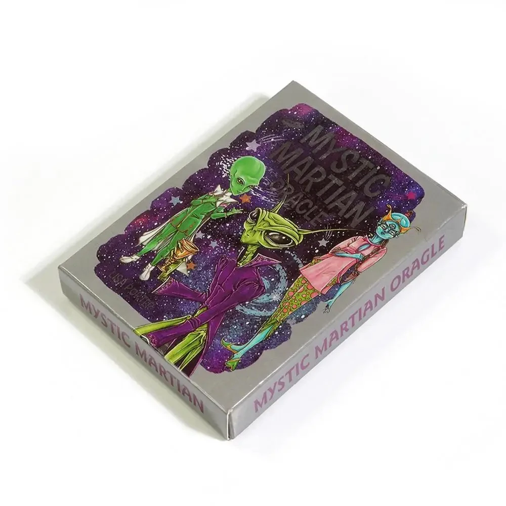 Mystic Martian Oracle Tarot Card Fate Divination Prophecy Card Family Party Game Toy Tarot 40 Card Deck