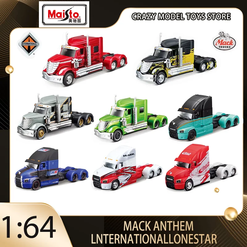 

Maisto 1: 64 Alloy Car Model Genuine MACK Mark International Lone Star Tractor Truck Static Diecast Gift Collection Toy