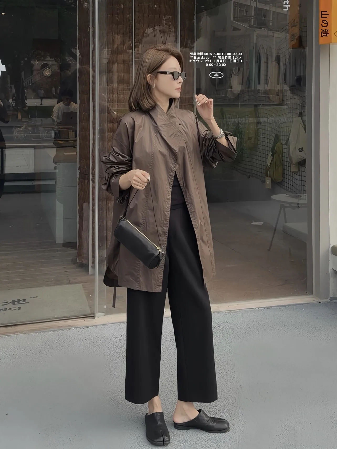 

Slimming Effect Nine-Piece Pants Casual Style Breadstick Shape Week New Arrival Spring Collection High Waist Straight Leg