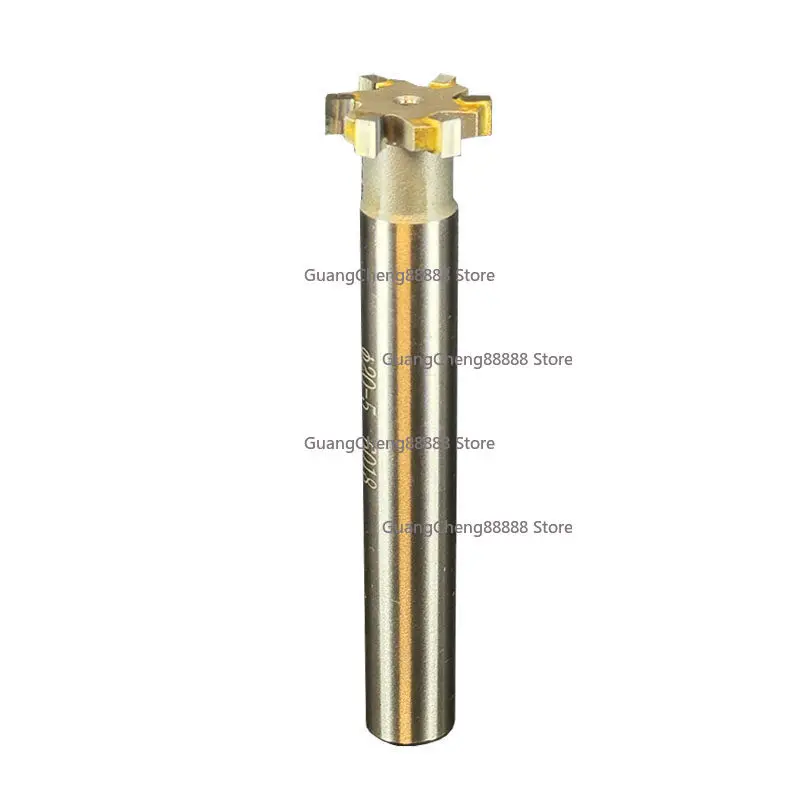 T-shaped Milling Cutter Tungsten Steel  Slot Milling Milling Toothed Alloy T-shaped Cutter