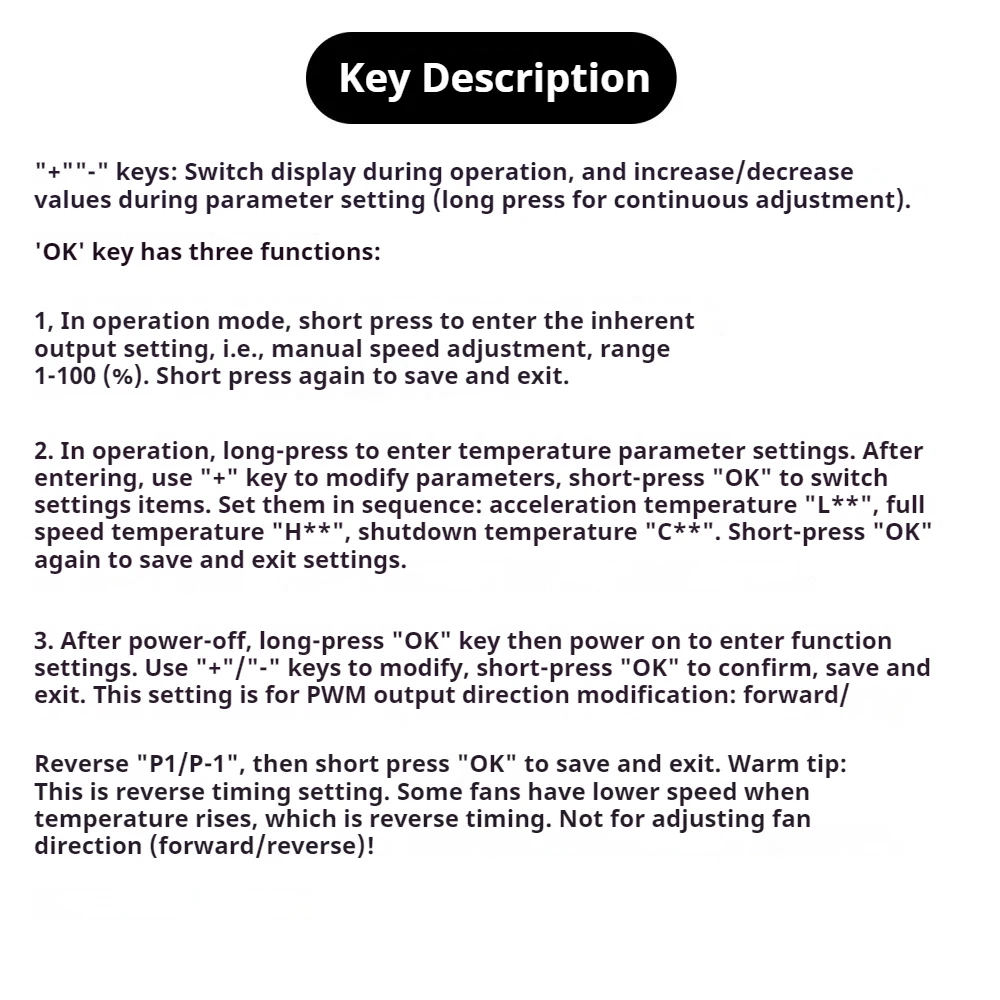 

12V 3A 4-Wire PWM Fan Speed Controller with Digital Display Temperature Chassis Noise Reduction Low Control for Computer Parts