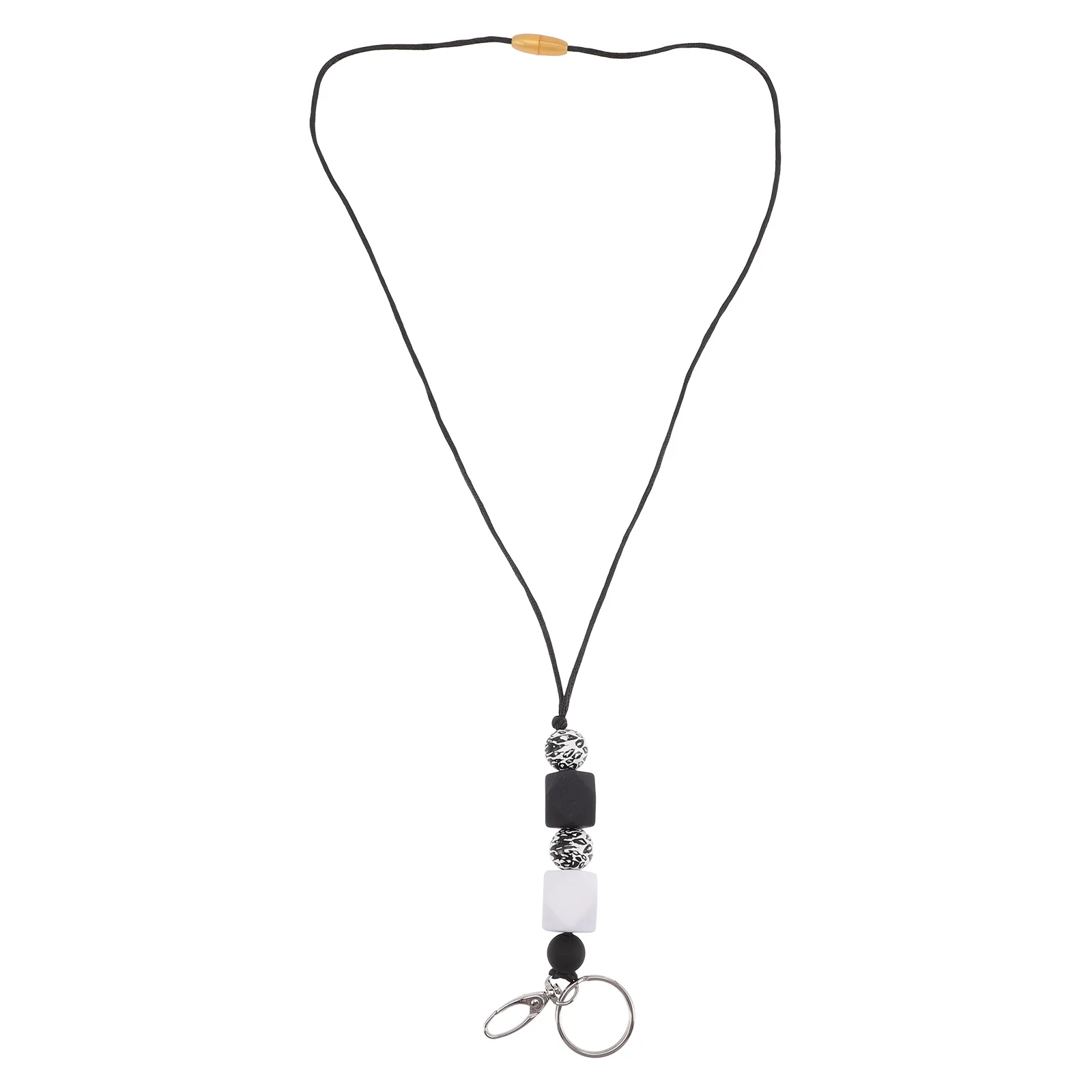 Chic frisado crachá cordão colar id crachá titular para mulheres confortável usar cartões de cruzeiro acessório colhedores para crachás de identificação