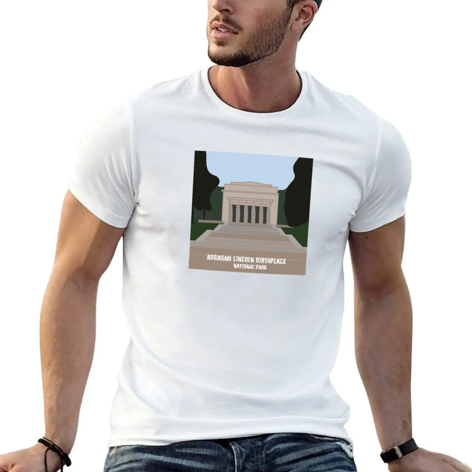 

abraham lincoln birthplace national park T-Shirt anime t shirts for man t shirts with prints man t shirts graphic T-shirt