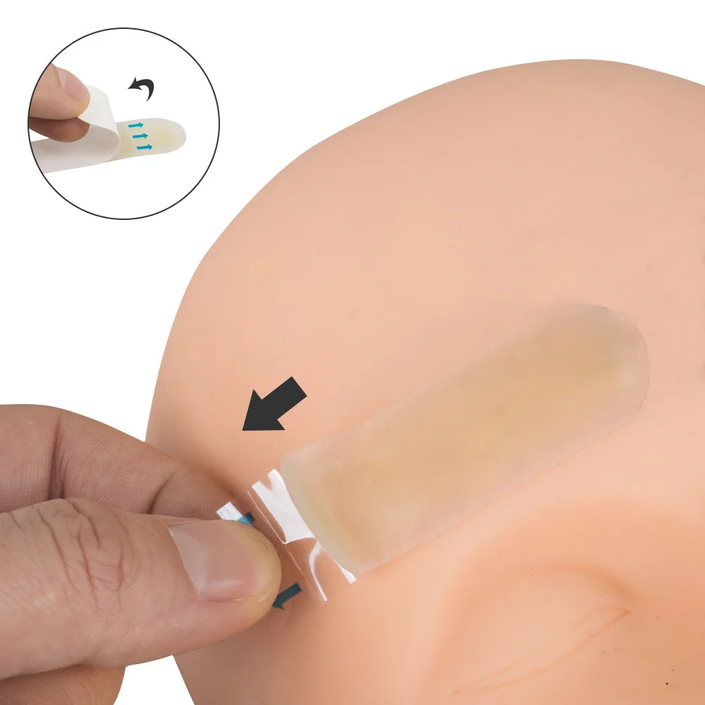 Transparent Invisible Thickened and Wider Eyebrow Liner for Permanent Makeup Fixation, Beginner Makeup Setting and Practice Tool