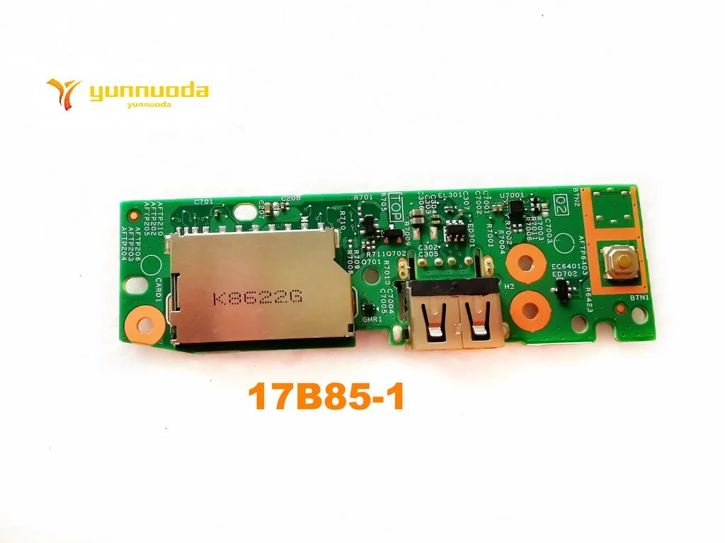 17B85-1 fOR Dell Inspiron 14 5482 Laptop Power Button  USB SD Card Reader  IO Board CN -02Y03W  02Y03W 2Y03W   tested good