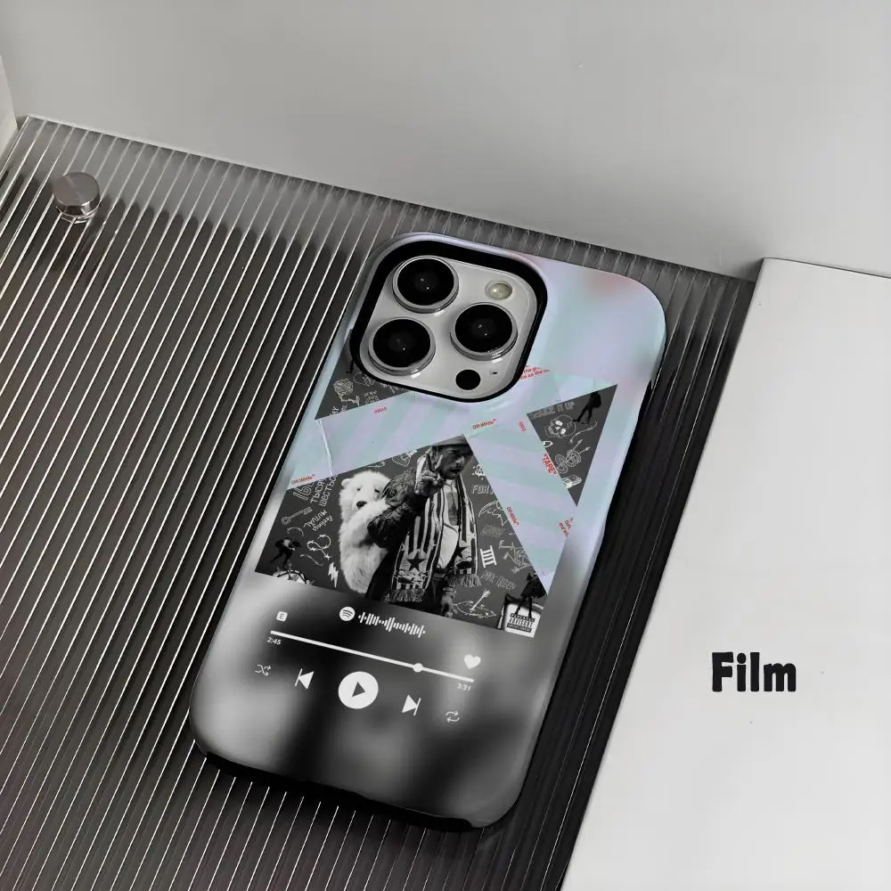 L-Lil Uzi V-Vert جراب هاتف جراب هاتف INS آيفون 17 16 15 14 13 12 11 برو ماكس X XR XSMax زائد لامعة فيلم غطاء الكمبيوتر الصلب #3