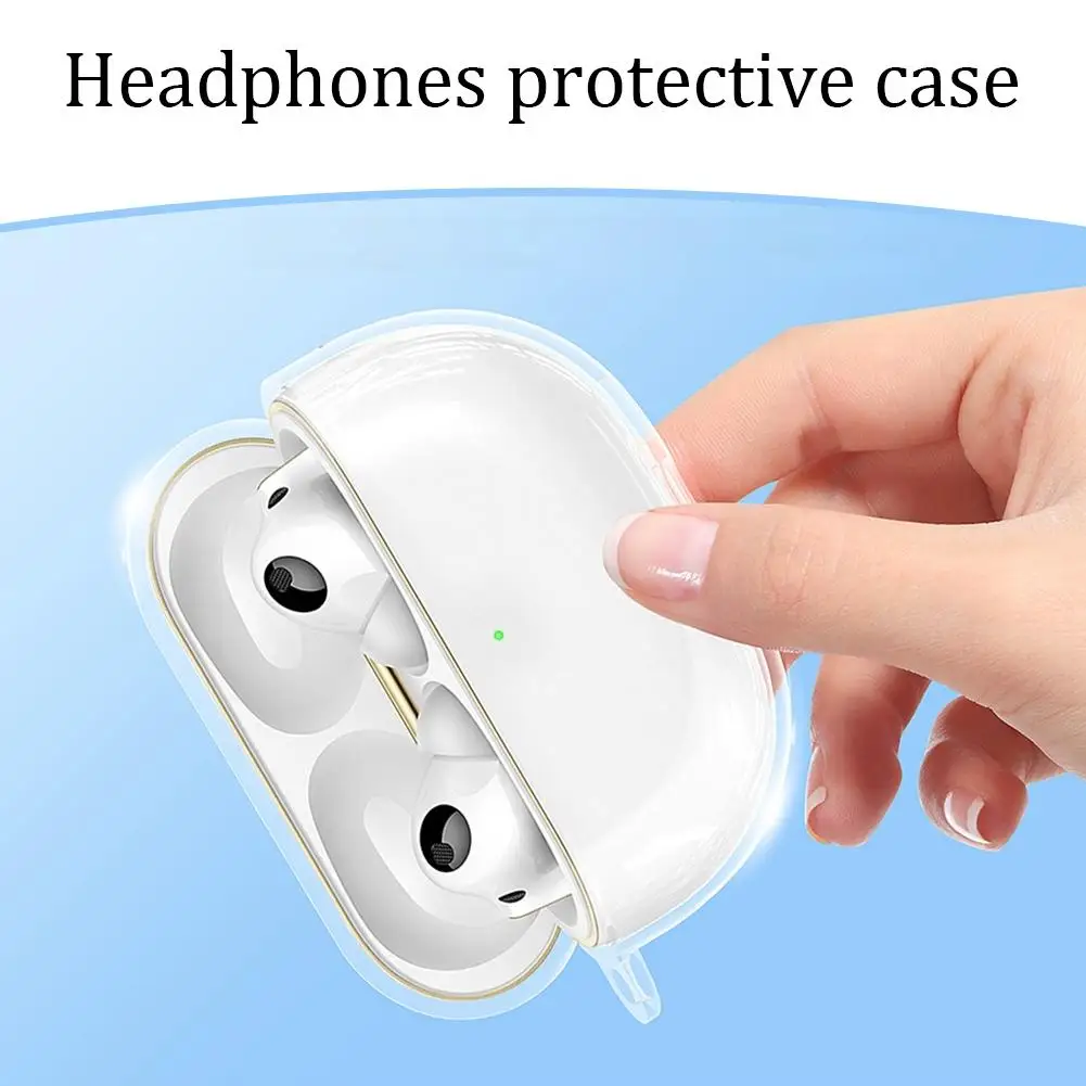 Clear Silicone Earphone Case For Huawei FreeBuds Pro 4 Transparent Protective Cover For Headphones Light Feelless 1pcs B1H5