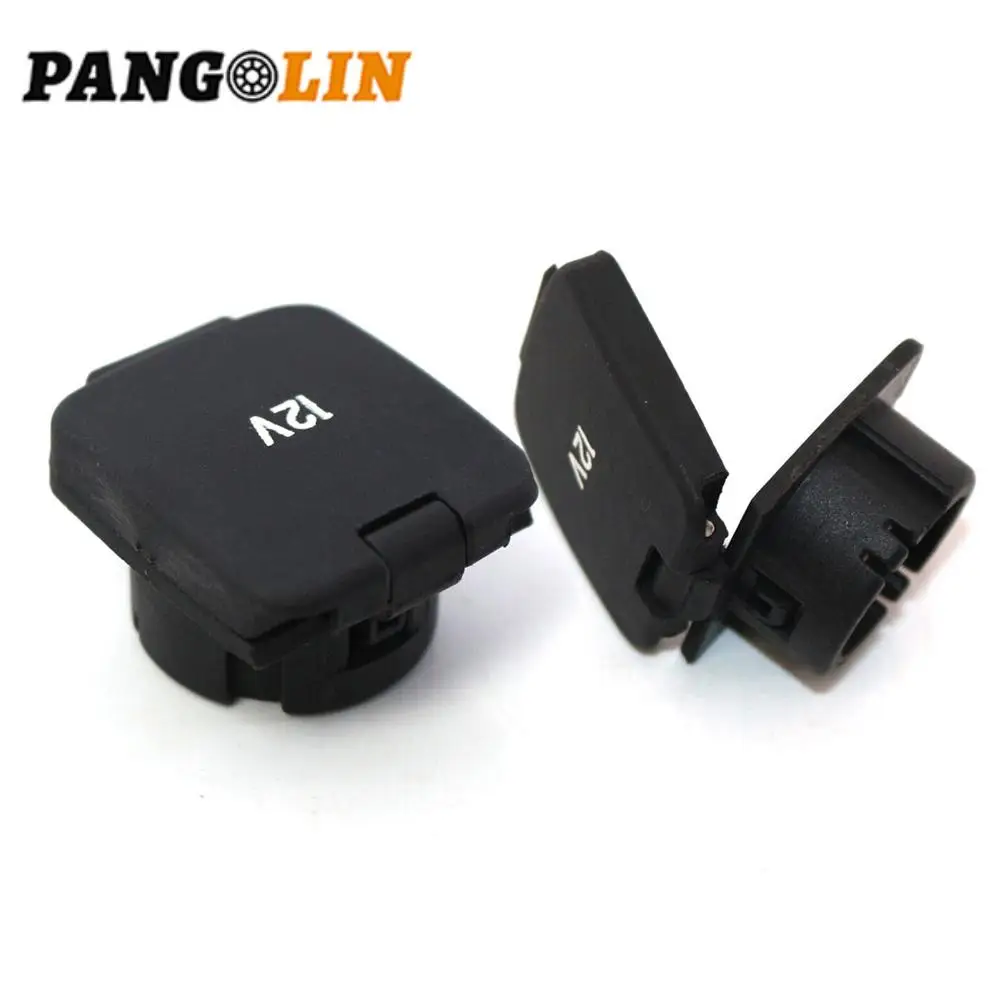 

12V Car Power Socket Lighter Cigarette Cover Outlet Cap BB5Z19A487BA for 11-17 Ford F150 F250 Black Cigarette Lighter Cover Cap